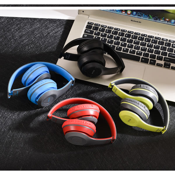 Trådlösa Bluetooth hörlurar 5.0 hopfällbara instickshörlurar grön