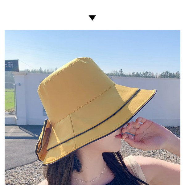 Stor bred br?t Bucket Hat Vikbar t?ndare