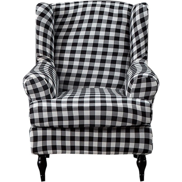 Wing-tuolin päälliset 2 osaa Stretch Spandex Wingback tuolinpäällinen Sohvan päälliset Tulostus Wingback nojatuolin päälliset Huonekalujen suojus Sohva Niin CDQ