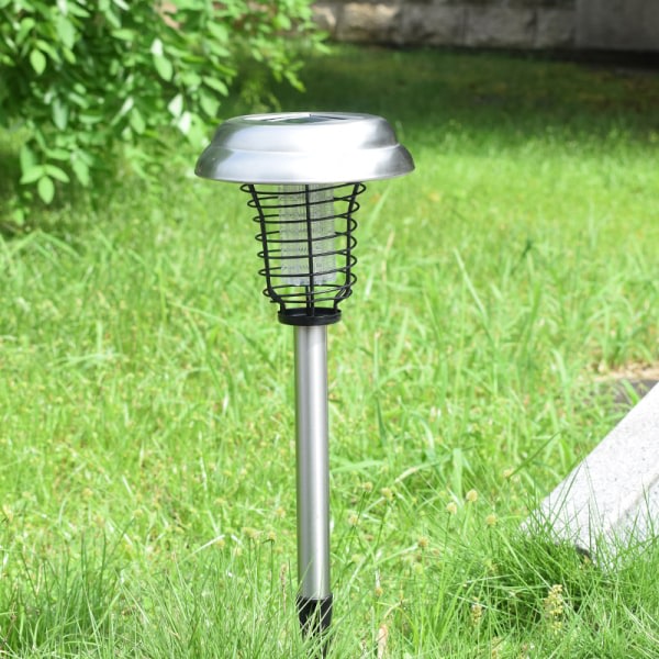 CDQ 2-Pack Solar Insect Killer LED Mosquito Killer Lights för