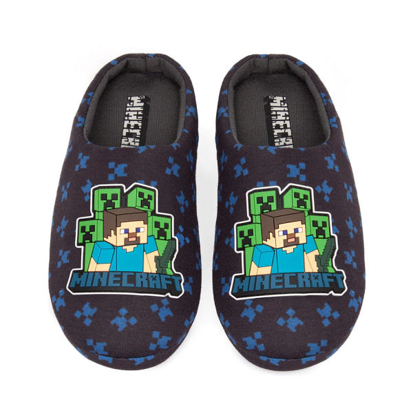 Minecraft Poikien Creeper Tossut 13 UK Lapsi Merensininen