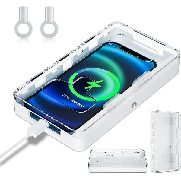 Bärbar matkapuhelin fängelse låsbox, självkontroll förvaringsskåp Compatibel med Iphone, Samsung, Huaw szq