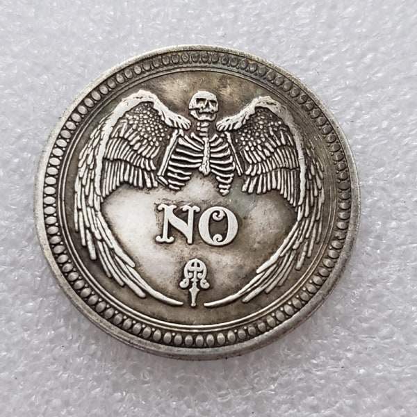10-pack Ja Nej Utmaning Mynt Beslutsfattare Mynt Vänlighet Mynt Samlare Medaljong Souvenir Spådom Vänd Mynt Lyckliga Metall Mynt