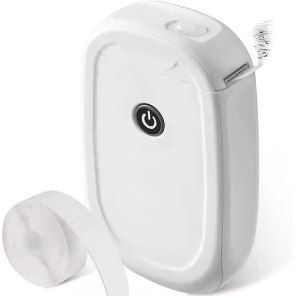 Bluetooth-etiketter med tejp, bærebar klistermærkeetikettskrivare USB-opladningsbar, flere indkøbscentre tilgængelige