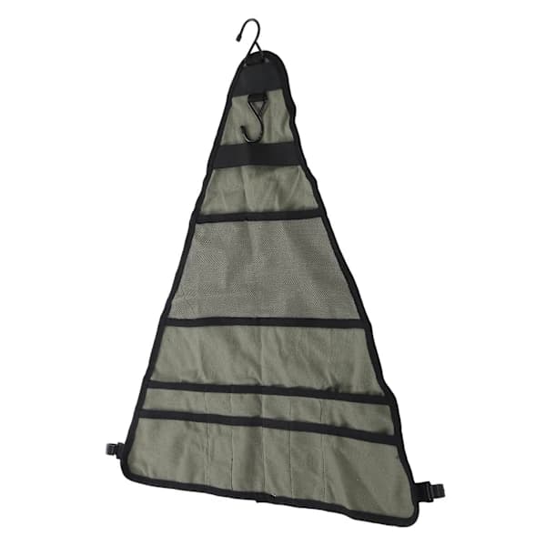 Foldable Adjustable Cutlery Storage Bag with Multiple Pockets for Backpacking BBQ Camping Hiking