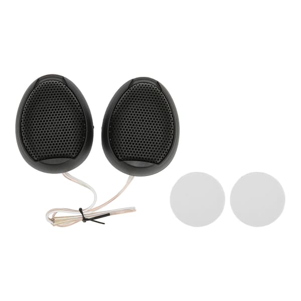 2 stk bil-diskanthøyttalere 98dB 1000W Dome Interiør Stereo Audio Høyttalere for Lydsystem Svart