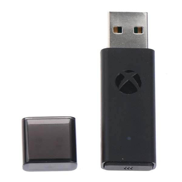 Trådløs adapter for Xbox One Controller 10 2.G PC-mottaker Svart One Size