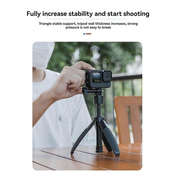 Quick Release Selfie Stick Folding Tripod for GoPro13 Action 5/4/3 Action Camera Accessories