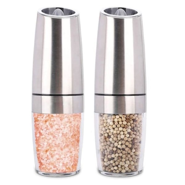 Electric Salt and Pepper Grinder, with Adjustable Coarseness