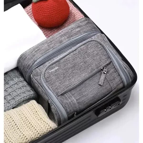 Sminkveske / Necessaire / Toalettmappe - Sminkeveske grå grå gray