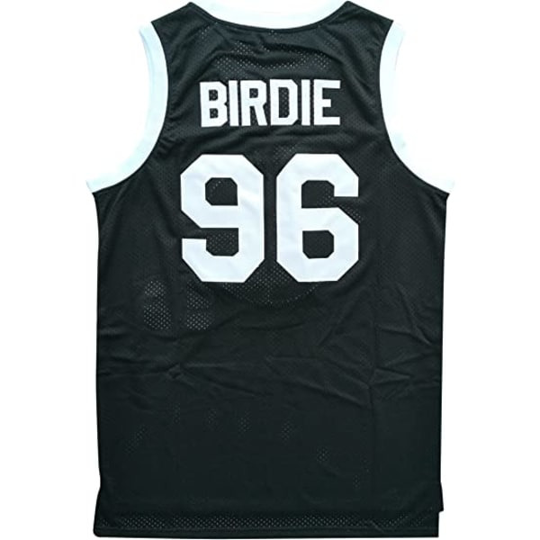 96 Championship Shootout Baskettröja Stitched Sports Movie Jersey Svart—96 XL zdq