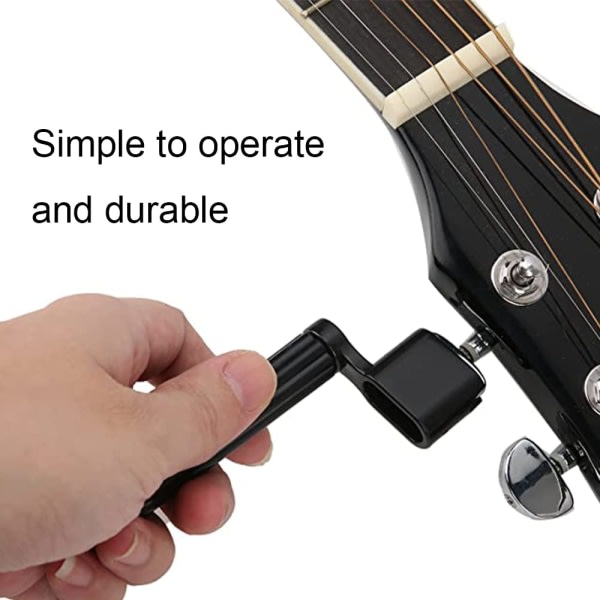 CDQ Guitar String Winder Multifunksjonell Peg Winder for gitarr