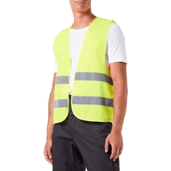 Unisex reflexsäkerhet Ce En-471 T/Xl Unik hög synlighet Gul väst Gul XL EU