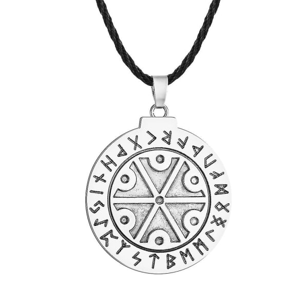 Perun Jumala Slaavilainen Mytologia Symboli Talismani Riimukirjaimet Riippuva Kaulakoru Vintage Miehet Etninen Viikinki Amuletti Norse Jewerly
