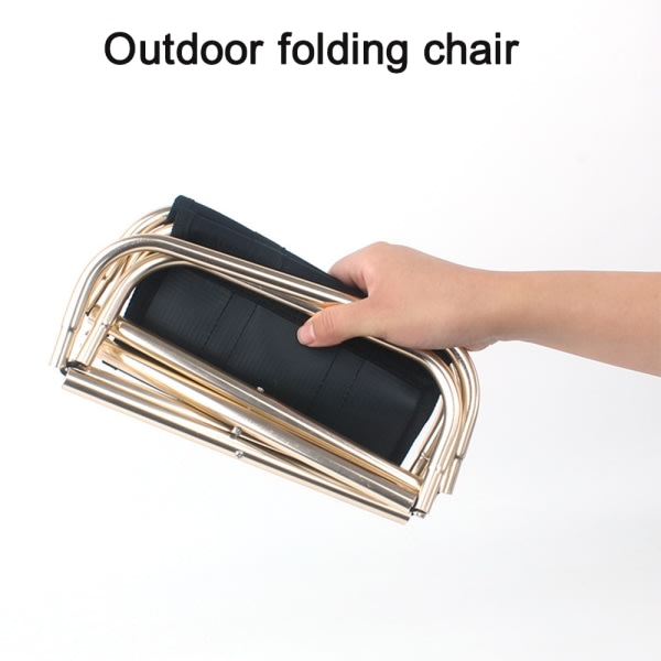 CDQ Utomhusfällbar stol, lett å bære, sterk bæreevne