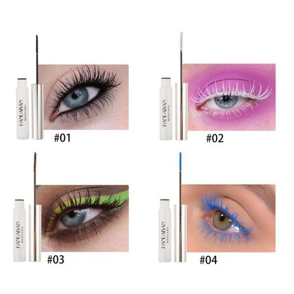 Färgglad Mascara Vattentät Fin borste 8#
