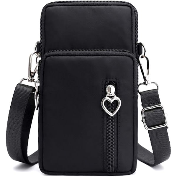 CDQ Liten Crossbody plånbok telefonväska för kvinnor Mini Crossbody Cell