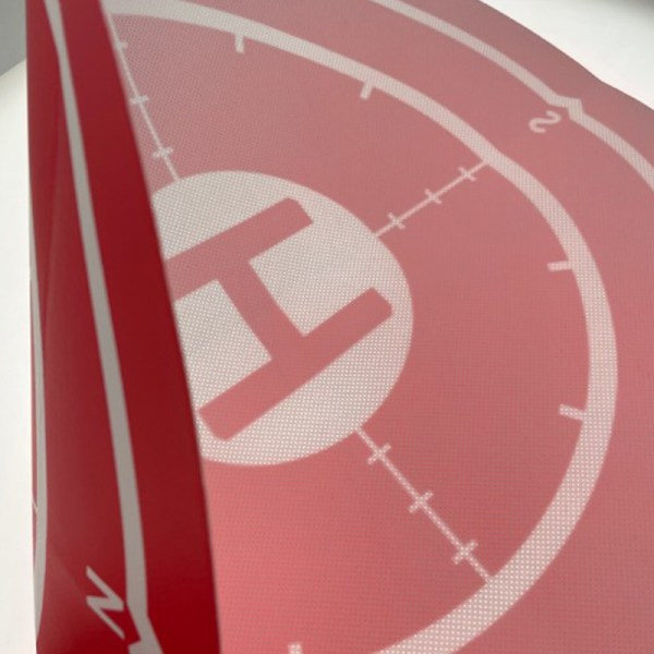 60CM Drönare Landningskudde Vikbar Drönare Bärbar Drönare Landning Blå F