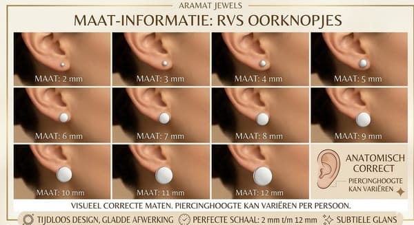 Dollar-øredobber for kvinner og menn, 6 mm gullfarget rustfritt stål, allergivennlige og lette øredobber til hverdagsbruk