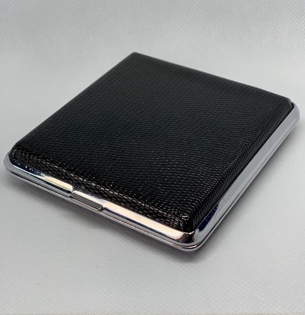 Cigaretetui - Opbevaringsboks - Metalorganizer - Sort