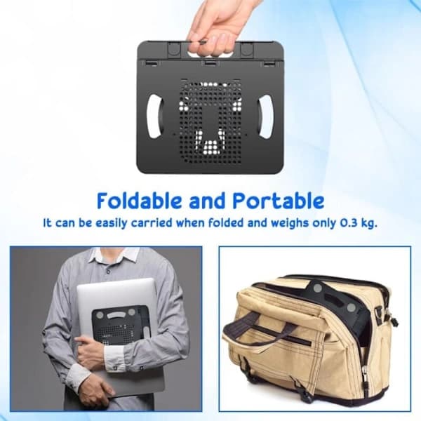 Laptopstativ, Bærbart Laptopstativ, Justerbart Ergonomisk Laptopstativ, Roterbart Laptopstativ_tfrf