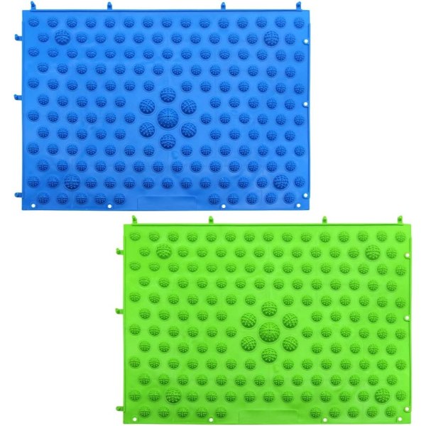 CDQ 2 deler Akupressur Fot Lekmatta Plantar Zonterapi Fot