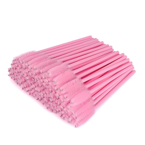 300 st ögonfransborste, disponibel mascaraborstar verktøy (rosa)