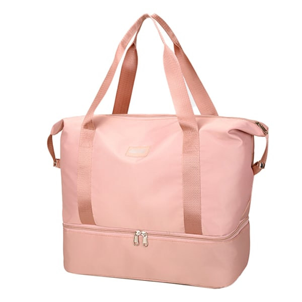 Dames Rejsetaske, Stor Udvidelig Weekendtaske Pink
