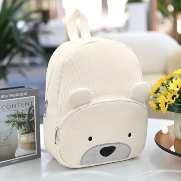 Backpack - Furred mini - small cute plush - preschool - backpack for children