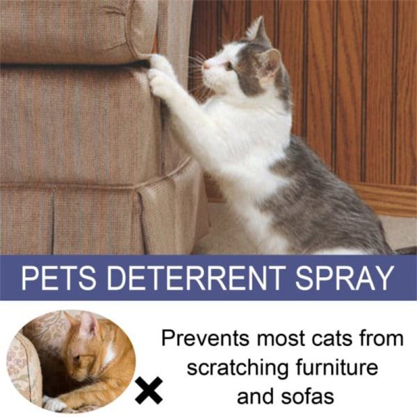 50 ml lemmikkien naarmuuntamisen estoava suihke Kissa Anti Scratch Huonekalut Soffa