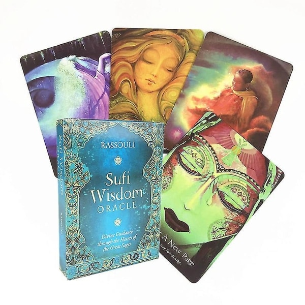 Botanisk inspiration Oracle-kort Mystisk spådom Tarotdäck Brädspel Utsökt blomdesign för kvinnor, tjejer 44st Ts94 zdq
