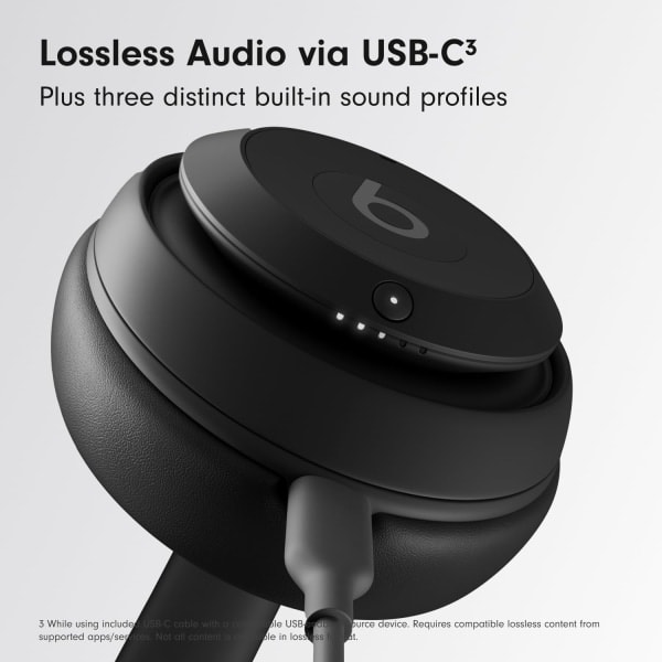 Sopii Solo3-langattomille Bluetooth-melukuulokkeille - Personoitu Spatial Audio musta kulta
