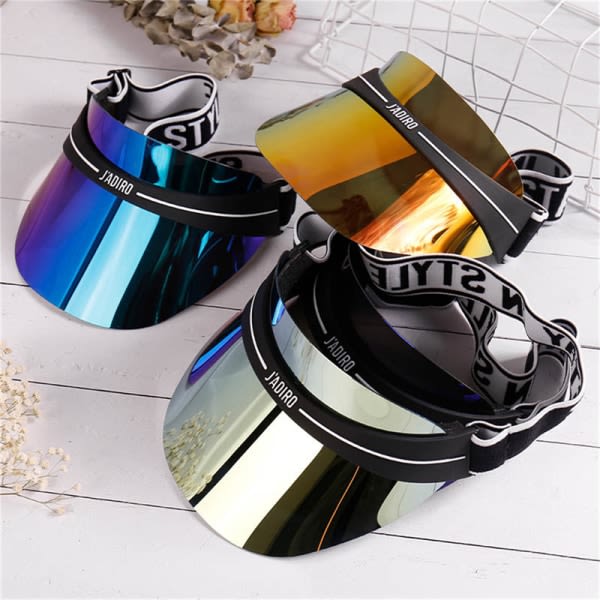 Sommer Solbeskyttelse PVC Tom Hatt Strand Ferie Utendørs Reise A2 One Size