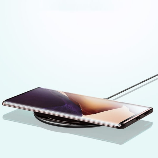 CDQ Magnetisk dobbeltsidig telefonfodral og herdat glass for Samsung S2 SilverCDQ