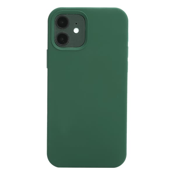 Silikondeksel til telefon, beskyttende etui, støtsikkert mobildeksel, passer til IOS 12 Mini (grønn)