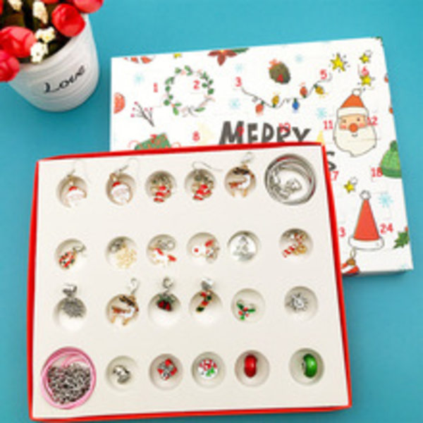 Julnedräkningskalender 2023 - Smyckesadventskalender för barn Style 6