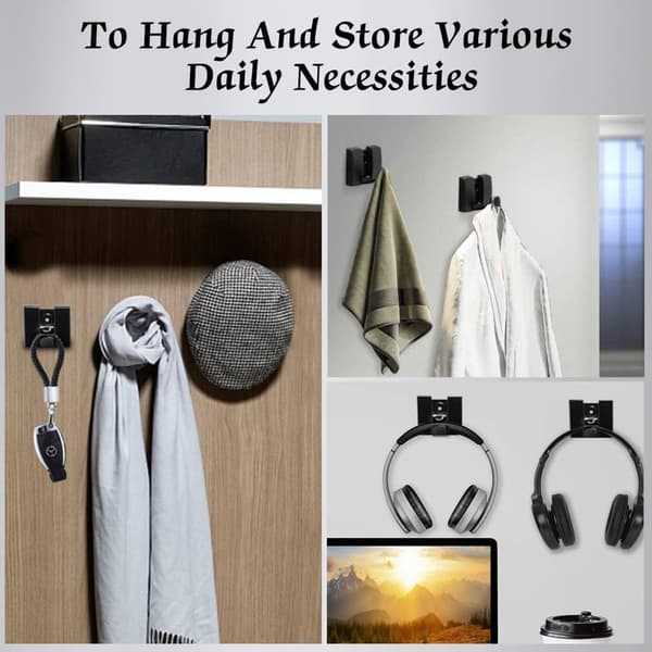 2 - Foldable - Coat Hook - Wall Hanger - Foldable - Wall Coat Hook - Modern - Wall Coat Hooks - Coat Hanger - Door Hanger