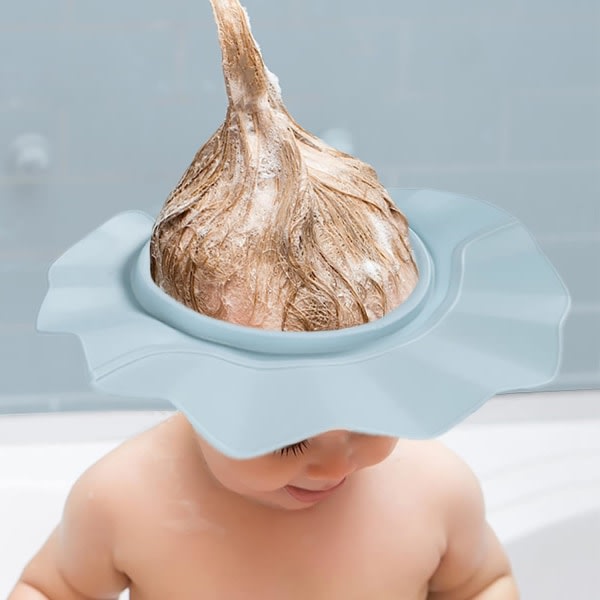 Prinper Baby Shower Cap, Justerbar Silikon Baby Shower