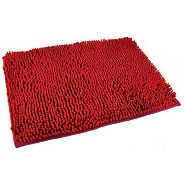 Badmatta i enkel stil Mjuk korallfleece badrumsmatta för golv