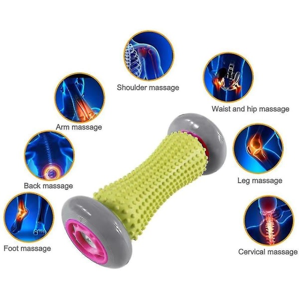 Foot Roller Muscle Roller Stick, Hånd- og Fod Massage Roller, Fascia Roller Foot Roller Massage Stick, Handled og Underarmar Träningsrulle - Aespa
