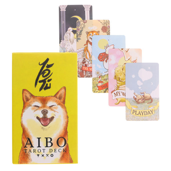 AIBO Tarotkort Spådomsdäck Familjespel Bordspe Multicolor one size
