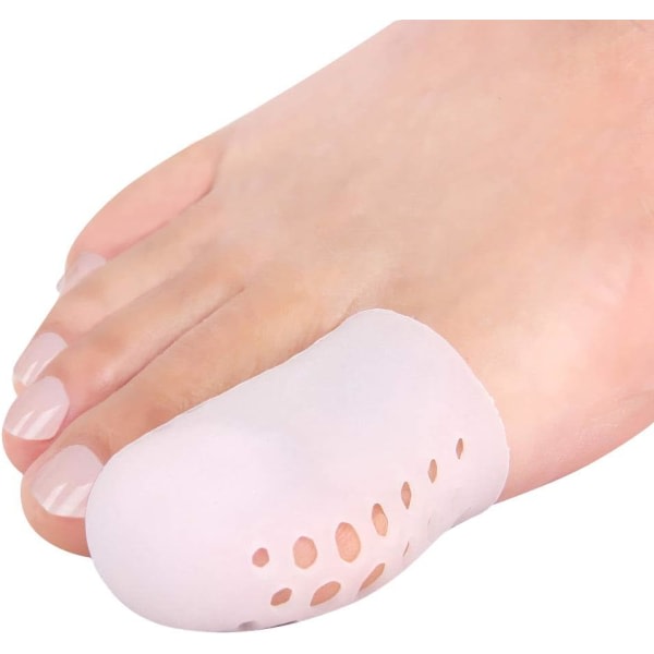 Stortåbeskyttelse, 10 stk tåbeskyttelse, gel tåbeskyttelse for stortåmjuka og lindrer fotsmerter og mot blemmer og liktorner - Unisex. CDQ