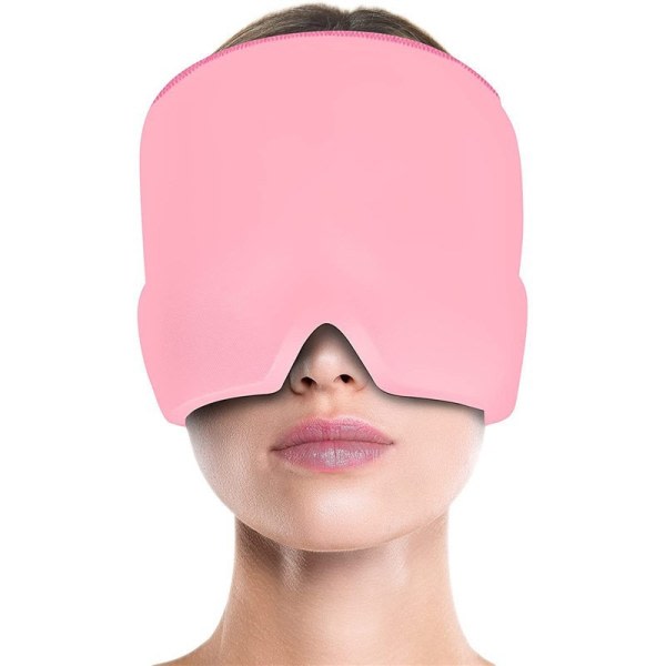 Gel Hot Cold Therapy Hovedpine Migræne Cap til kemoterapi Sort