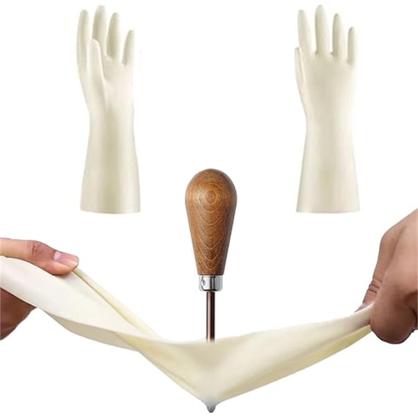 Nitrilhandskar - 1 par, Latexfria, Lång Manschett, 13\"