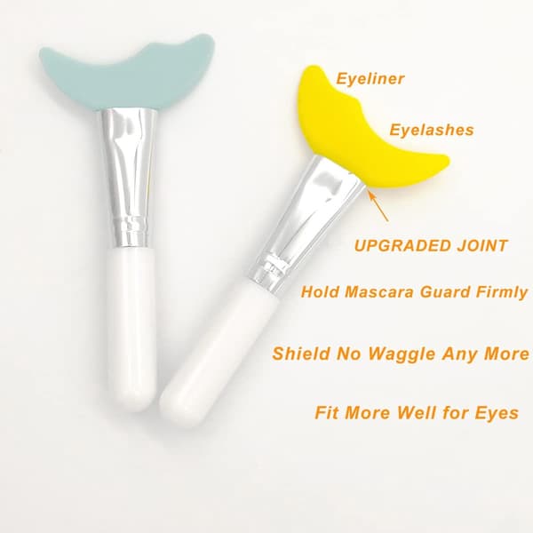 Lash Guard - Eyeliner Aid - Eyelash Mask - Reusable - Soft Silicone Edge - Eye Makeup Protector