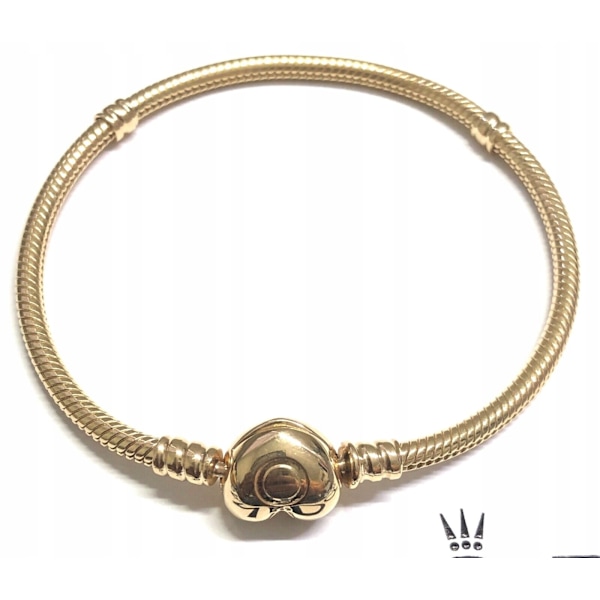 Pandora Signature Hjerteformet Lås Armbånd 18