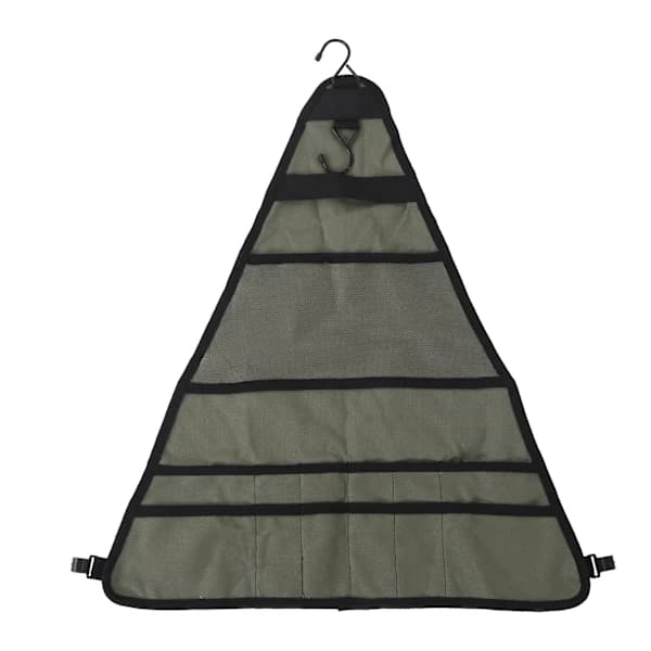 Foldable Adjustable Cutlery Storage Bag with Multiple Pockets for Backpacking BBQ Camping Hiking