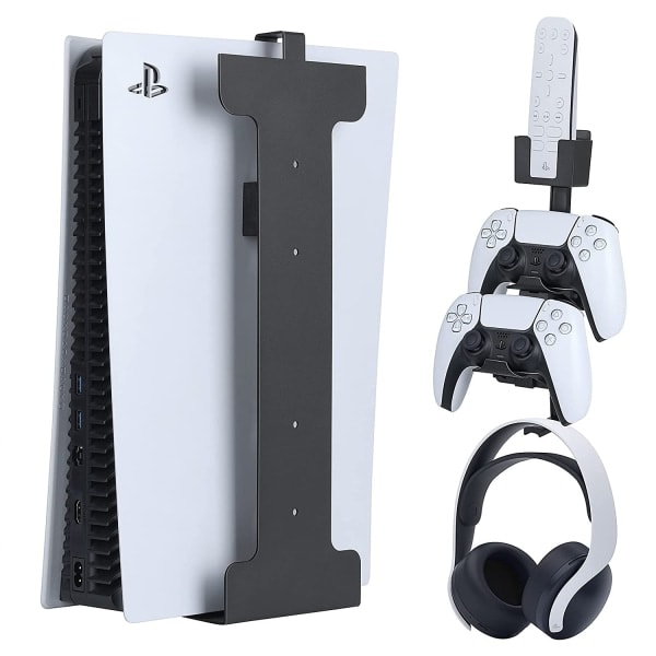 PS5 Spelkonsol Universal Väggfäste Konsolhållare Spelkontroll Hörlurar PS5 Konsolhållare Endast Fästet Only the bracket