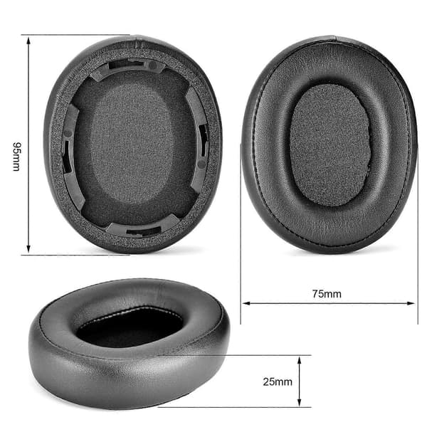 Øreputer for Audio-Technica ATH SR50BT/ATH-SR50BT Headset Beskyttelsesputer_tfrf