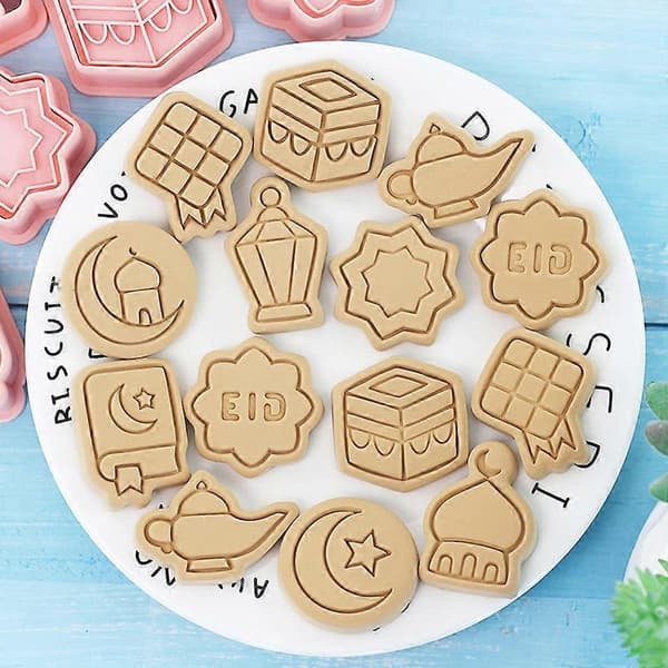 Plast DIY Kakeformer Søte Bakeformer Eid Ramadan Serie Formet_tfrf
